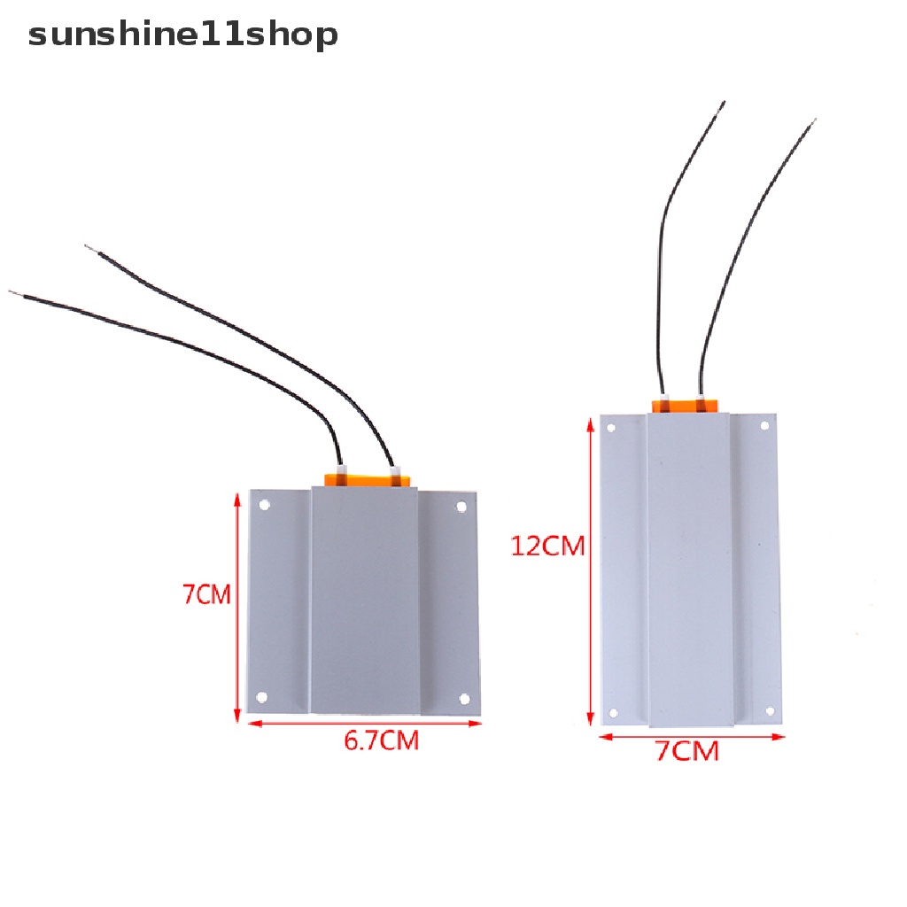 (SHO) Plat Pemanas PTC thermostat 220V Untuk Lampu Belakang led aluminum