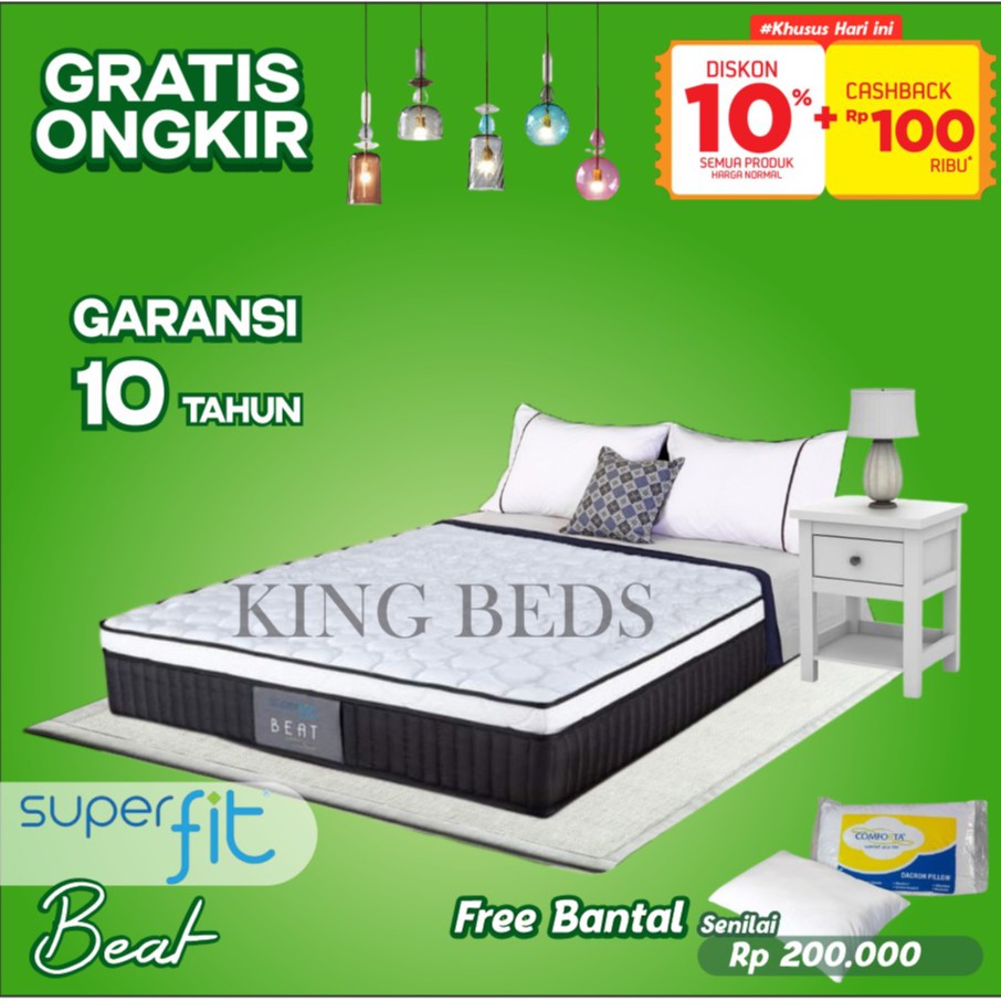 Comforta Spring bed Superfit BEAT kasur 160 180 200 120 100 X 200