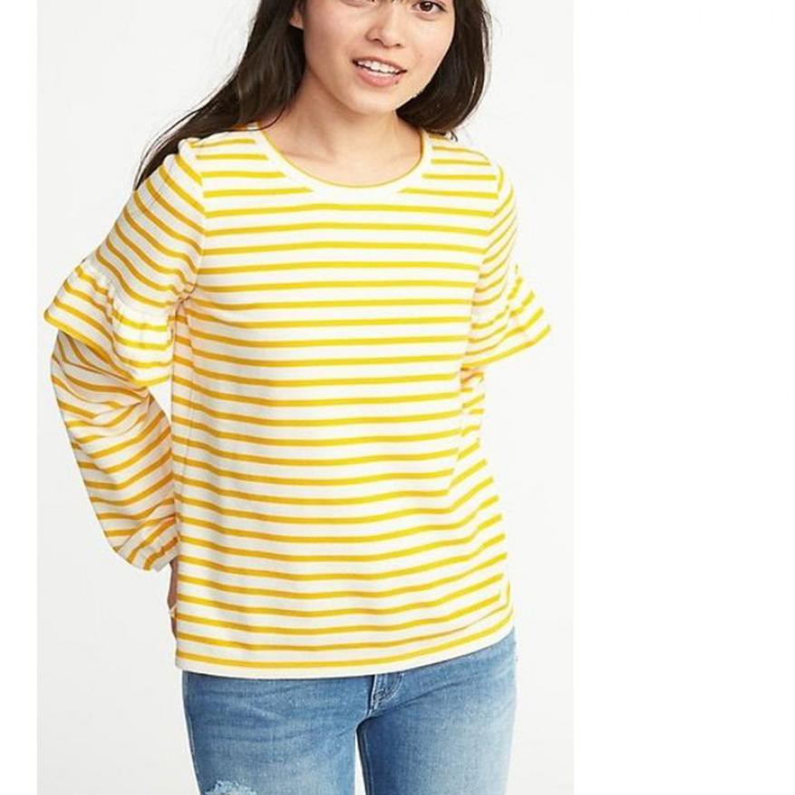 old navy ruffle sweatshirt