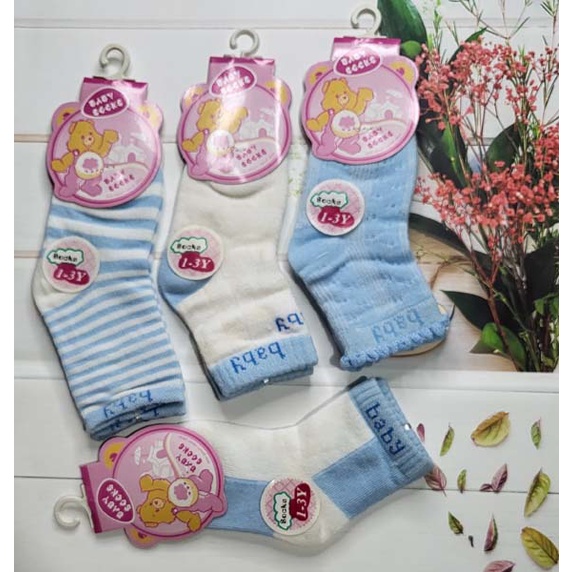 kaos kaki baby 8-13 cm 0-2 tahun premium quality