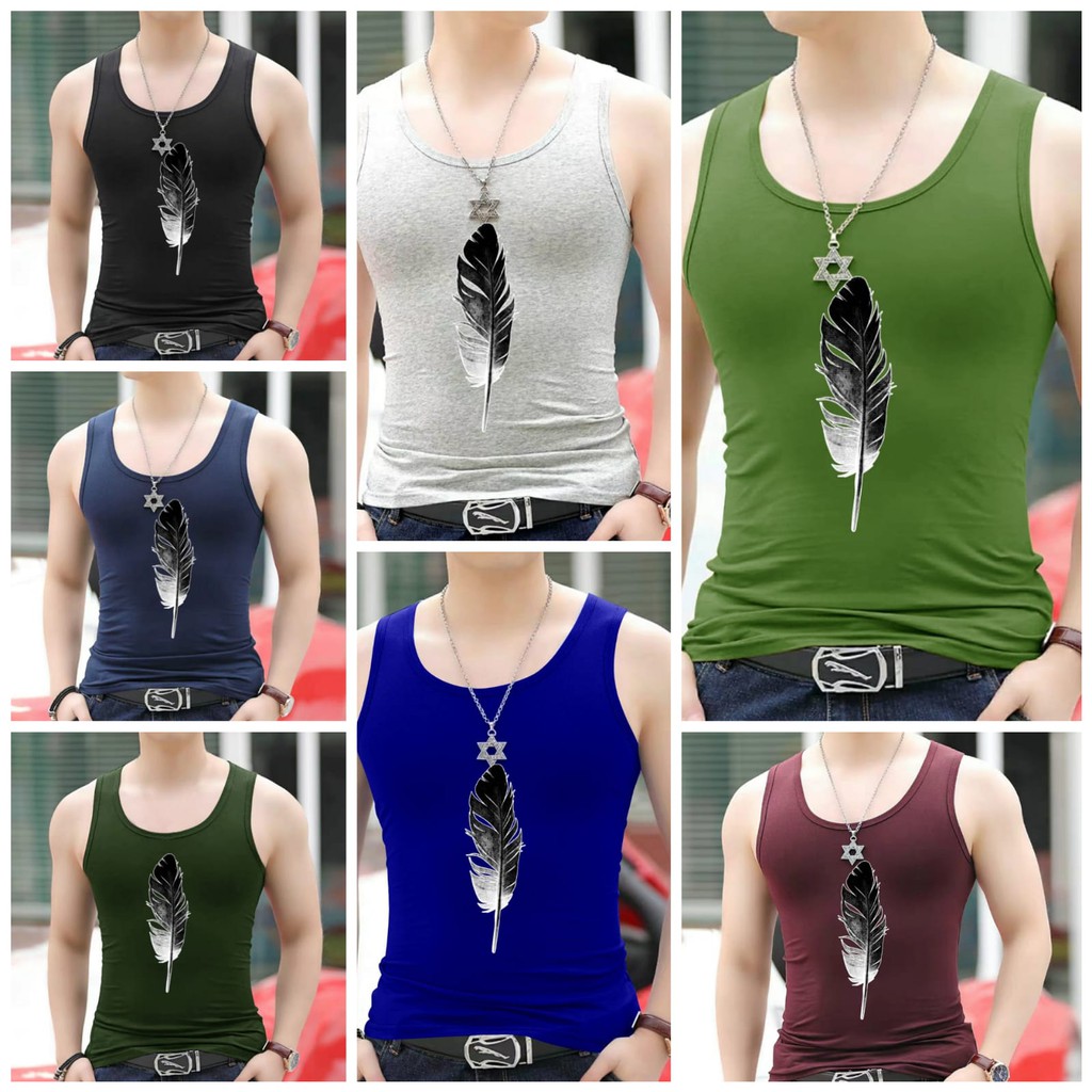 BISA COD / ALIFIO FASHION - SINGLET BULU / kaos dalam pria / singlet olahraga / terbaru