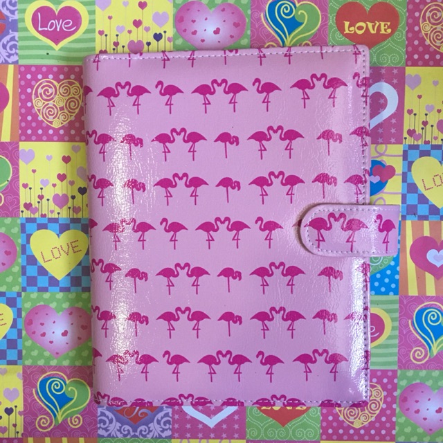 

Binder Printing flamingo Pattern pink