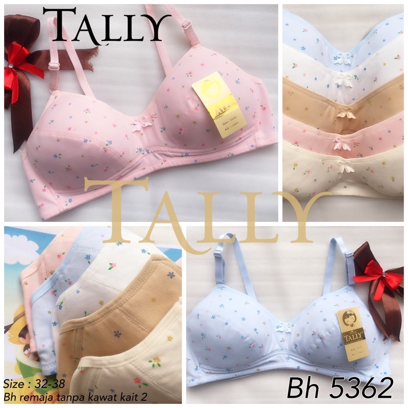 Minibra / BH Anak Remaja Perempuan TALLY 5362 &amp; 6362 Step 2 Bahan Katun