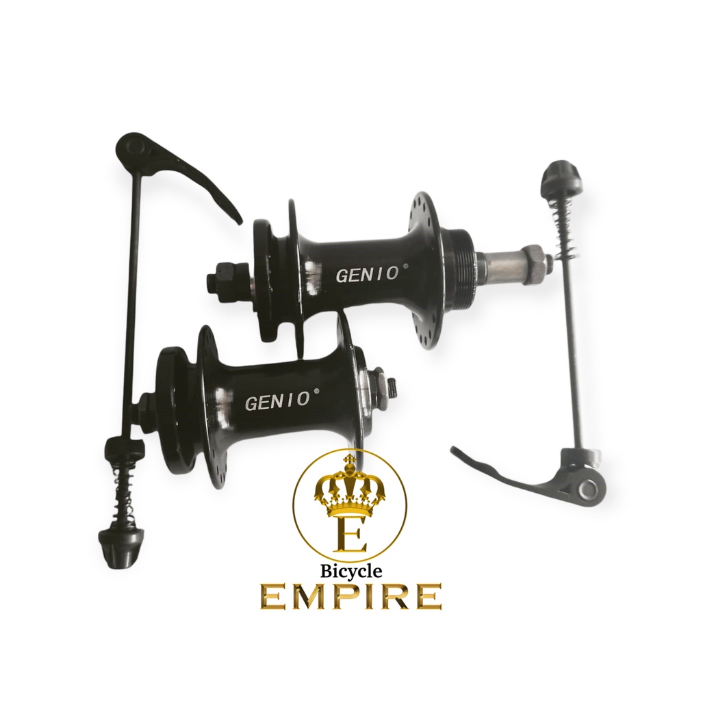 Hub Freehub Sepeda 36 Hole Genio Disc Brake QR Drat Ulir Six Bolt Bicycle Empire