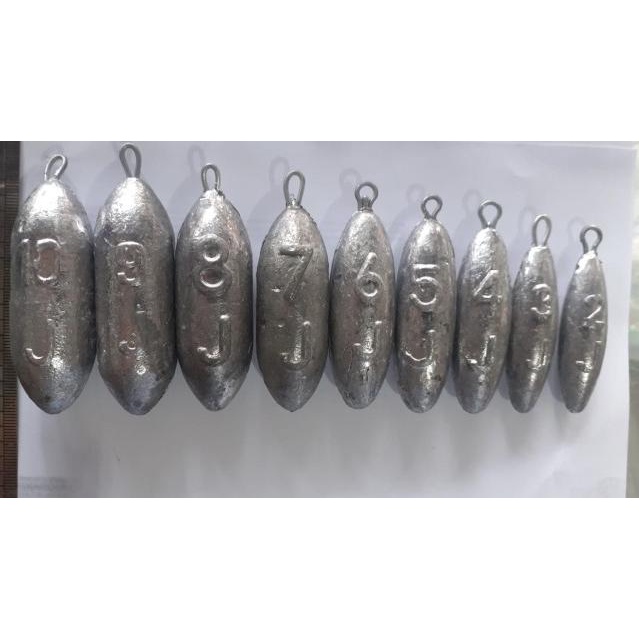 ✻ timah pancing 1kg model timah jantung - 1/2 kg ✯