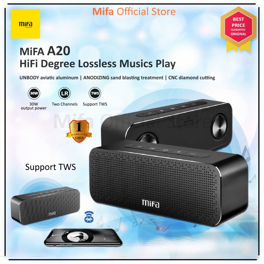 GARANSI RESMI Xiaomi MiFa A20 Bluetooh Portable Speaker Original A 20