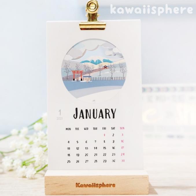 

Office & Stationery | Document Organizer | Kalender Meja 2021 | Kawaiisphere Pastel Desk Top Calendar 2021 | Best Seller