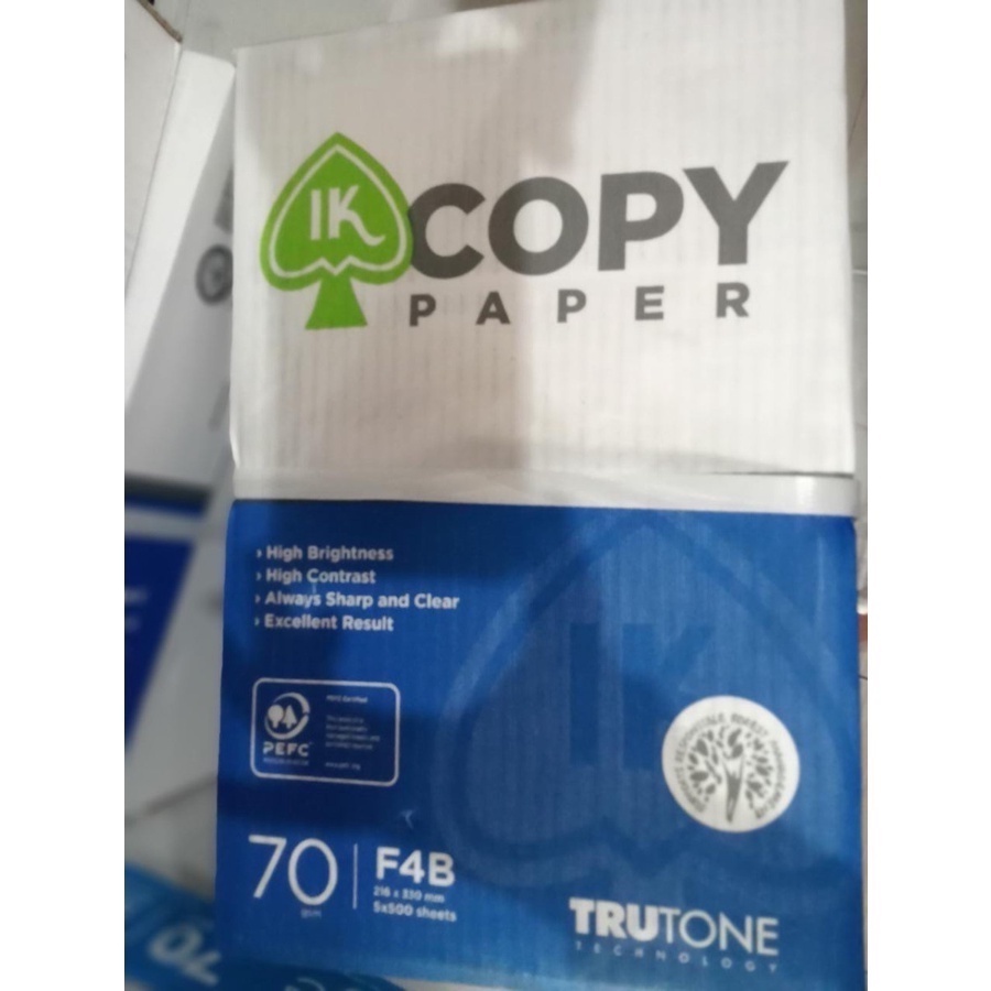 

Kertas HVS F4 ik 70