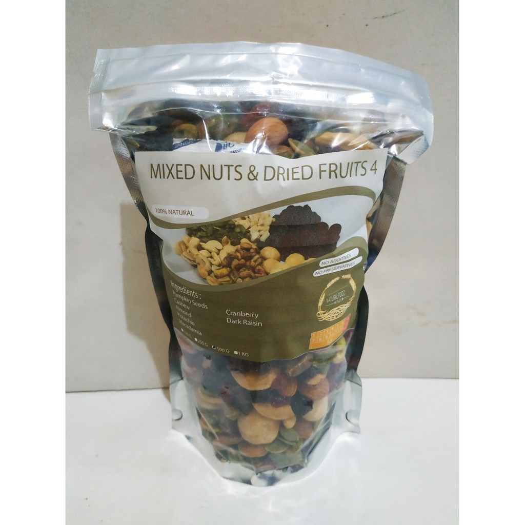 

Mixed Nuts and Dried Fruits 4 - 500 gr