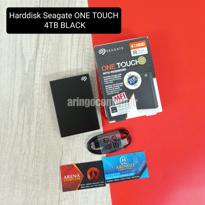 Harddisk Seagate ONE TOUCH 4TB BLACK