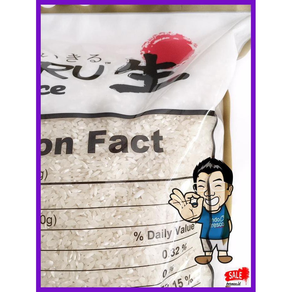 

Rasbeputih- Ikiru Rice- Beras Ikiru- Beras Jepang 5Kg -Aslii.