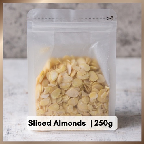 

almond slice/almond iris mentah 250 gram - Organic and natural