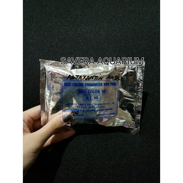 

Astaxanthin 100gr 100 ORIGINAL JEPANG PEWARNA MERAH ALAMI IKAN