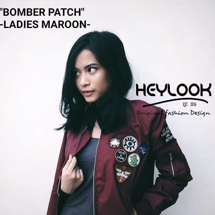 DISKON JAKET BOMBER WANITA HEYLOOK