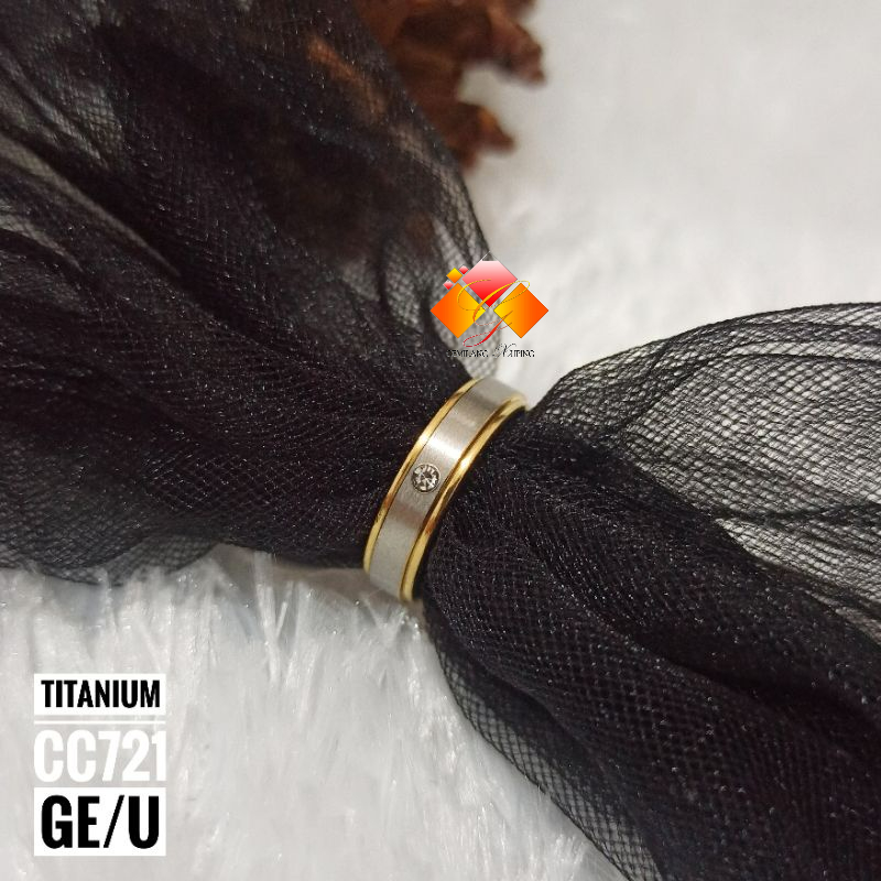 Cincin Titanium Mix color CC721/3