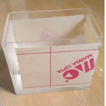 [Custom] Soliter Cupang akrilik Uk. P20cm x L15cm x T20cm