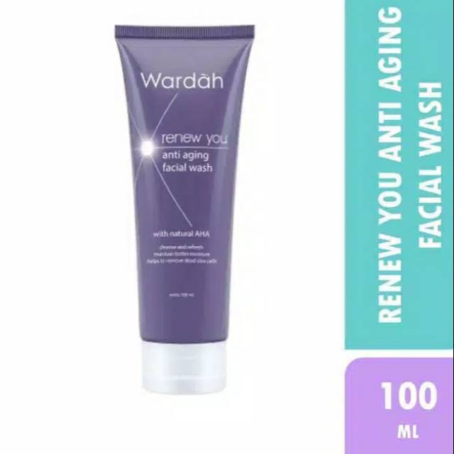 WARDAH RENEW YOU ANTI AGING FACIAL WASH 100ML PEMBERSIH WAJAH