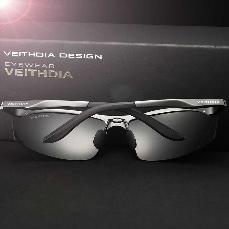 Veithdia Kacamata Hitam Pria UV Polarized Murah Kaca Mata Cowok Anti Silau Matahari Fashion Keren