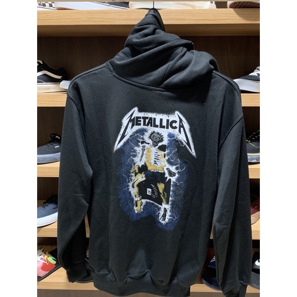 HOODIE HnM METALLICA RIDE THE LIGHTING BLACK