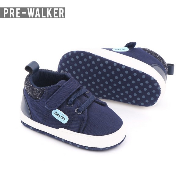 Sepatu Prewalker Baby - Sepatu Bayi Laki Laki Lembut Anti Slip S1169