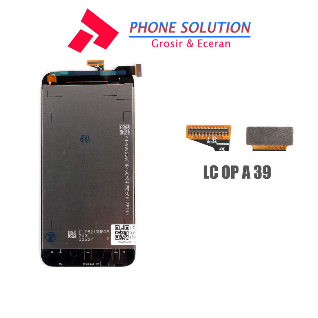 LCD Oppo A39 Fullset Touchscreen - Parts Kompatibel Dengan Produk Oppo // Supplier LCD Oppo A39 - Garansi 1 Bulan