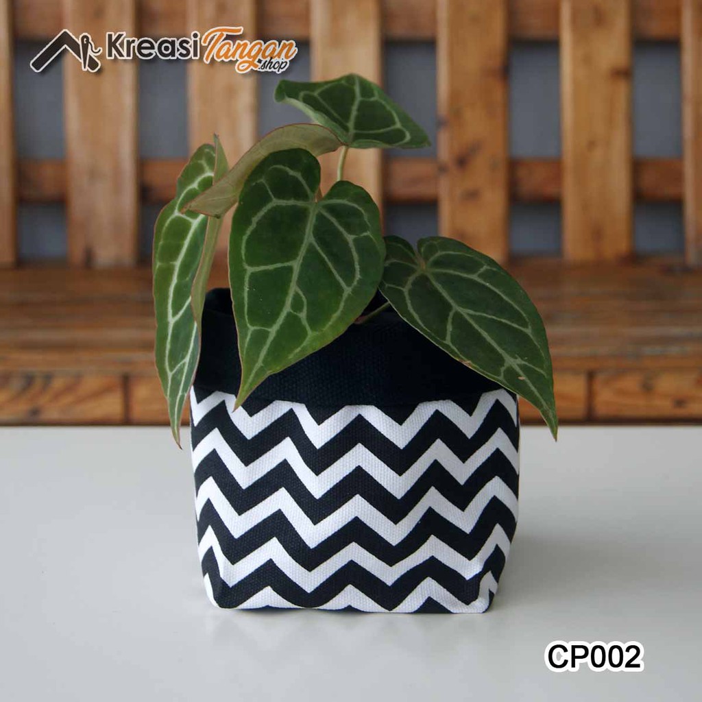 COVER POT TEMPAT PENYIMPANAN MOTIF MINIMALIS AESTHETIC CP002