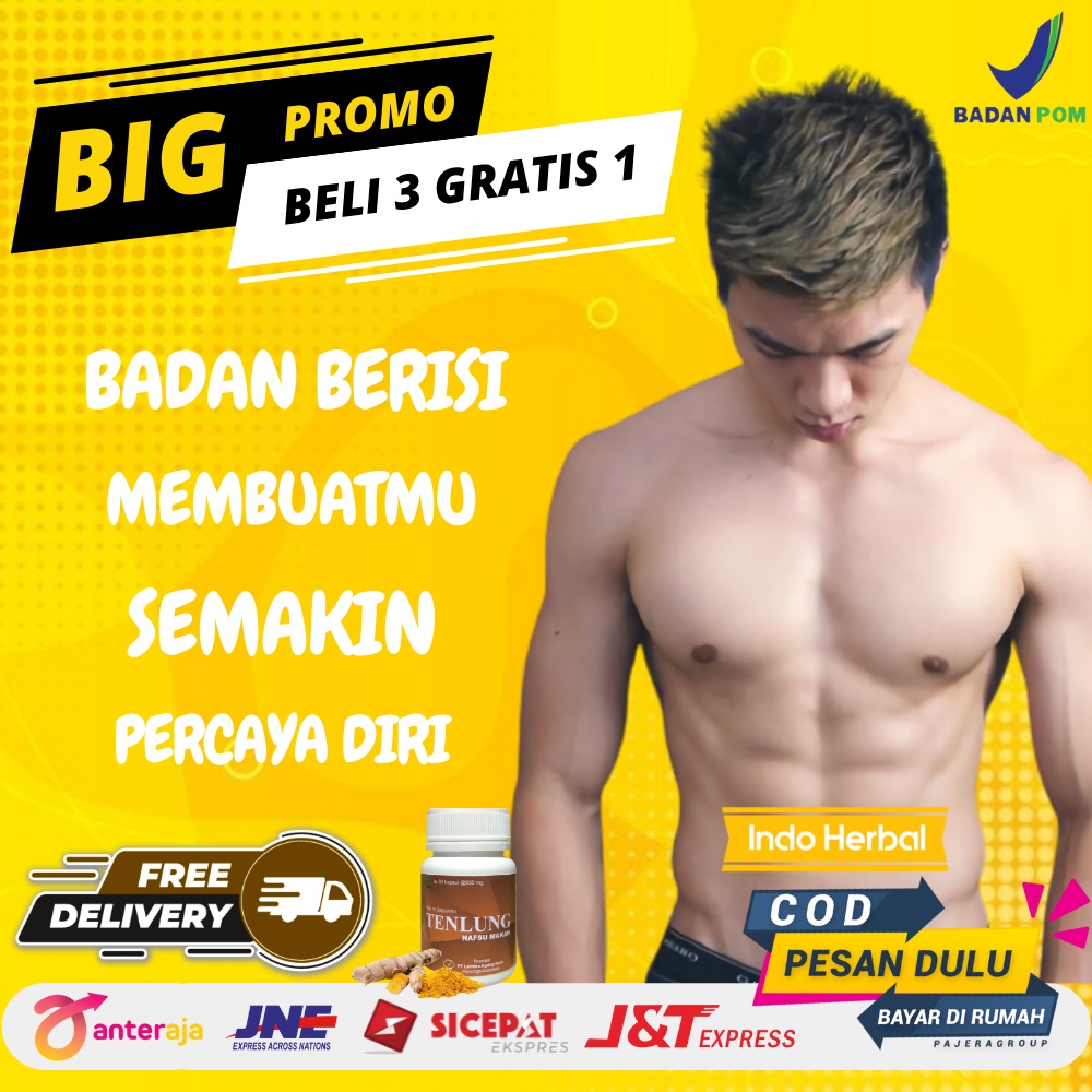 Obat Suplemen Vitamin Penggemuk Gemuk Badan Permanen BPOM