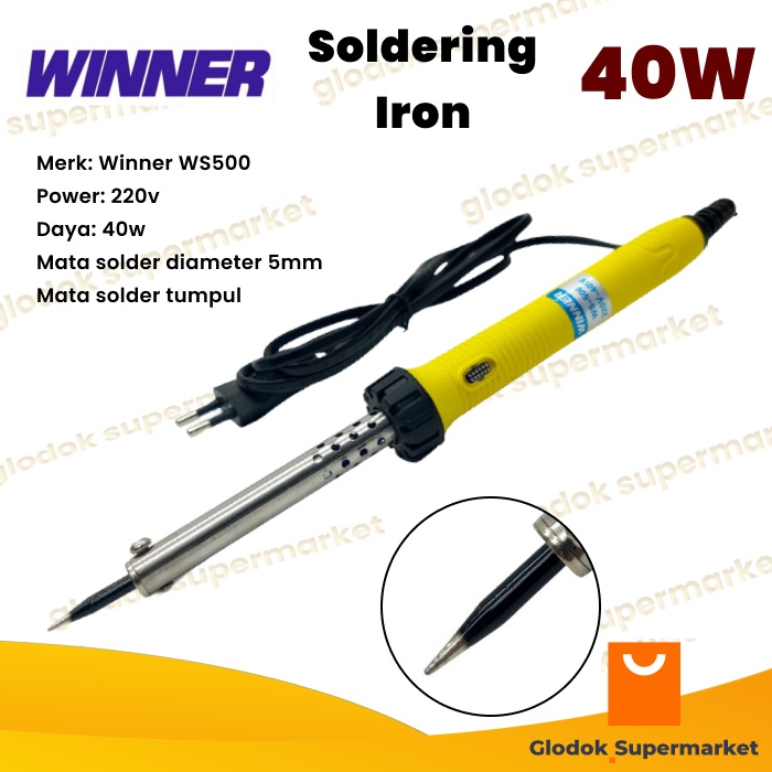 Solder Winner WS500 40 Watt Soldering Iron 40w