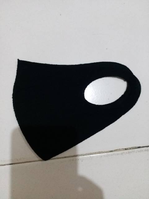 12PCS MASKER HITAM BAHAN VOXY SELUSIN 12PCS CUCI GUDANG!!!