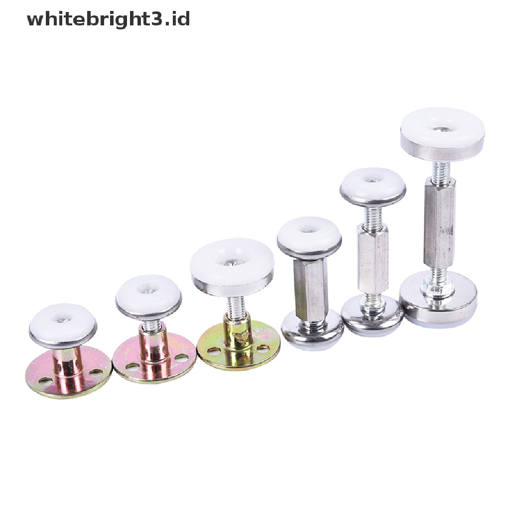 {whitebright3.id} Adjustable Threaded Bed Frame Anti-Shake Tool Telescopic Support for Bedroom ,