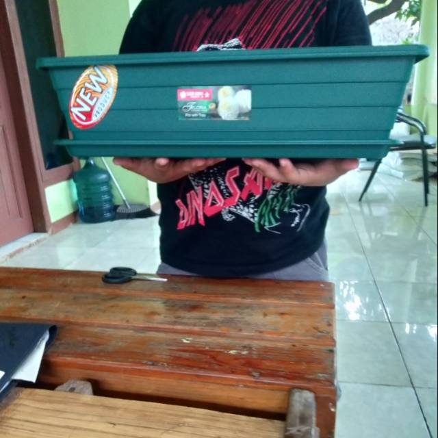 Pot bunga lion star plus tatakan