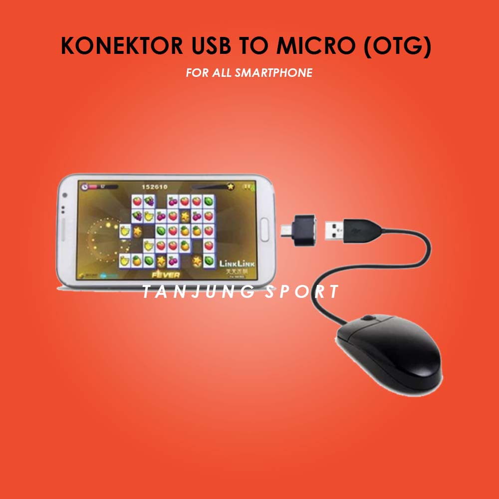 OTG Konektor micro ke usb data sambungan tanpa kabel