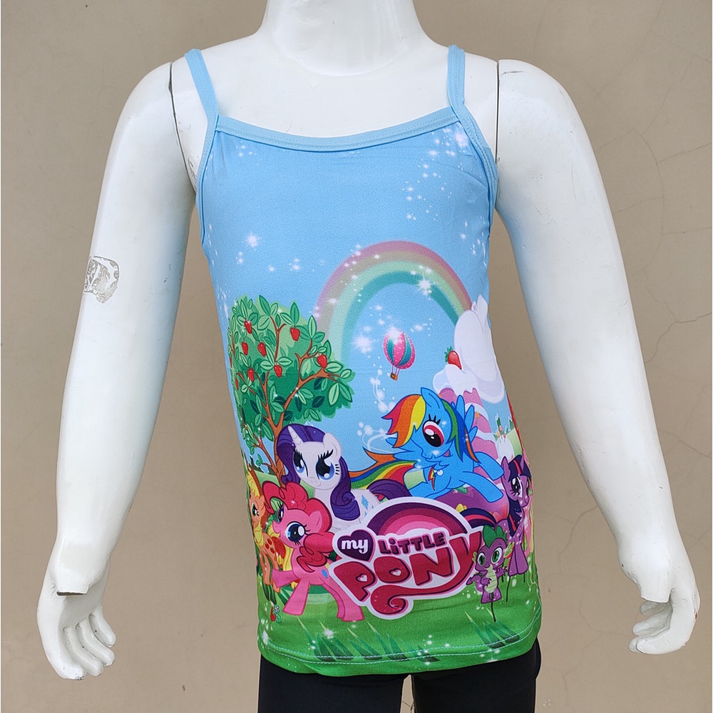 Kaos Singlet LITTLE PONY UNICORN Tali Kecil / Kaos Dalam Anak Perempuan