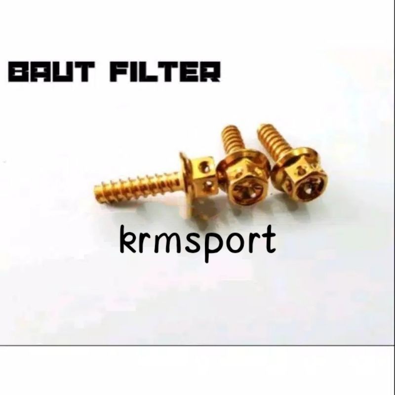 baut probolt filter stainless baut filter probolt honda matic beat scoopy mio xeon soul dll full cnc
