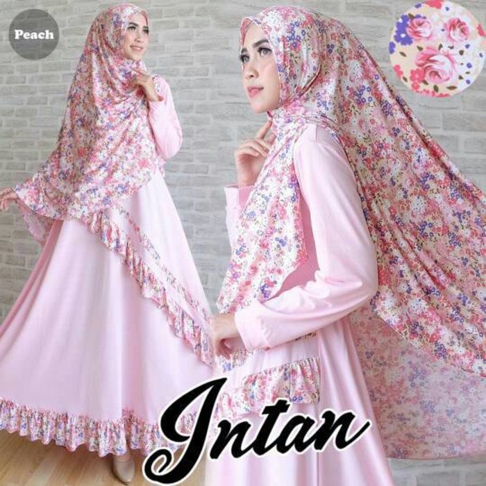 PROMO    Pusat Gamis Syar'i Termurah Intan Peach (murah,terbaru,cantik)