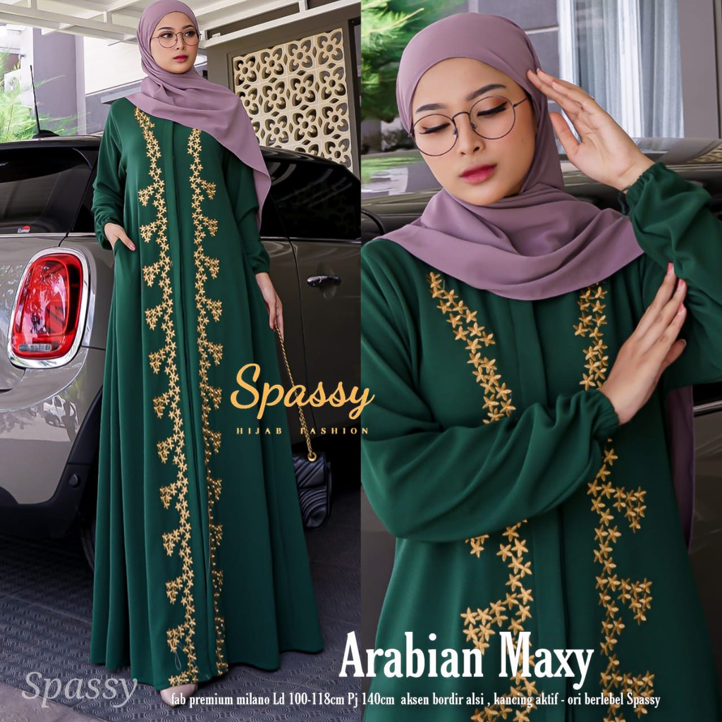 GAMIS ARABIAN MAXY DRESS ORI SPASSY