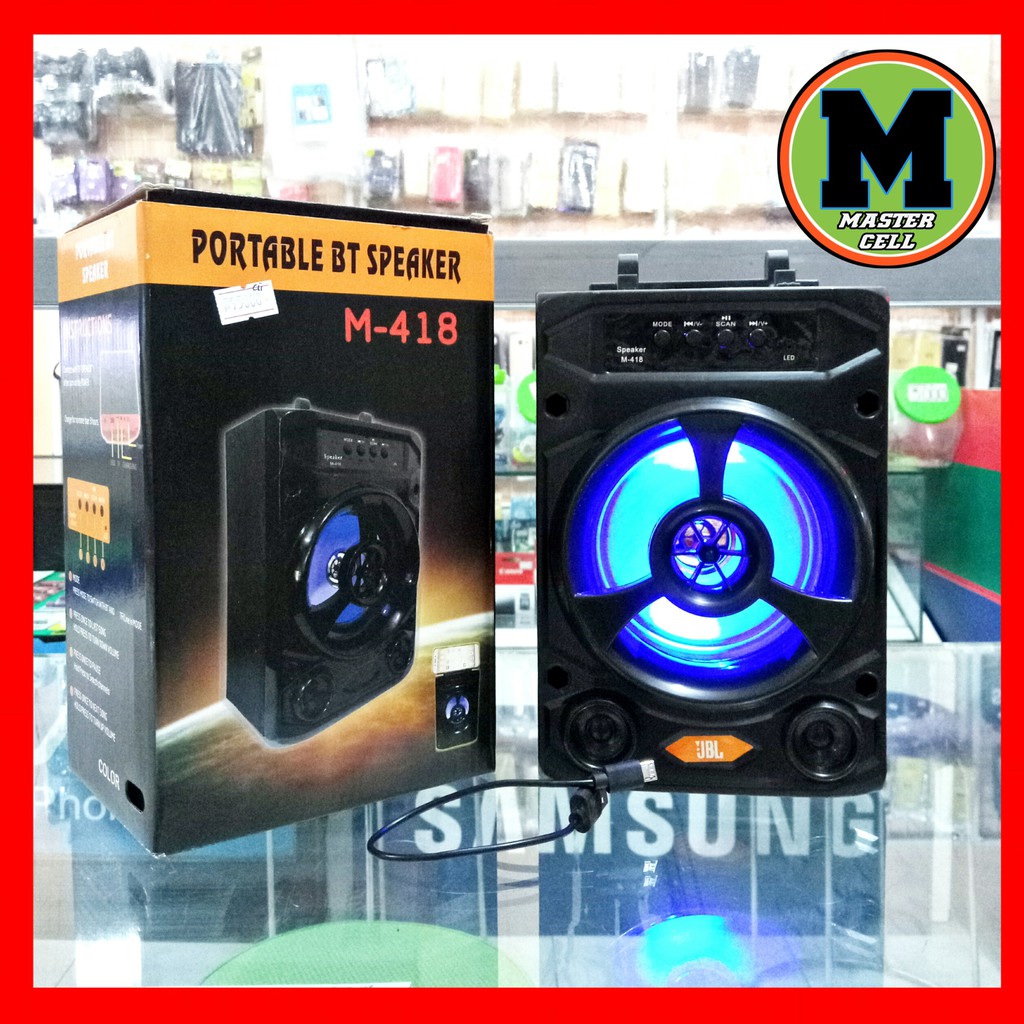 SPEKAKER BLUETOOTH M-418 DAN M-408 SPEAKER WIRELESS M-418 DAN M-408 BT SPEAKER M-418 ORIGINAL MURAH