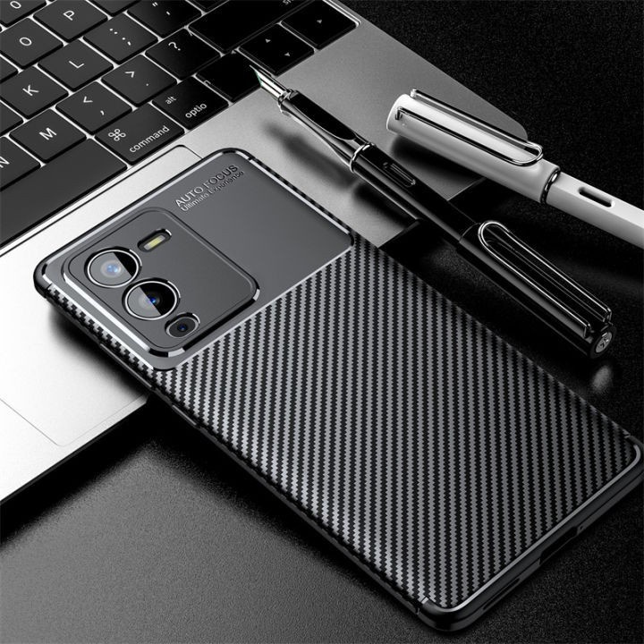 VIVO V25 PRO / V23 5G / V23e / V20 / V20 SE / V21 4G / 5G SOFT CASE FOCUS CARBON ORIGINAL