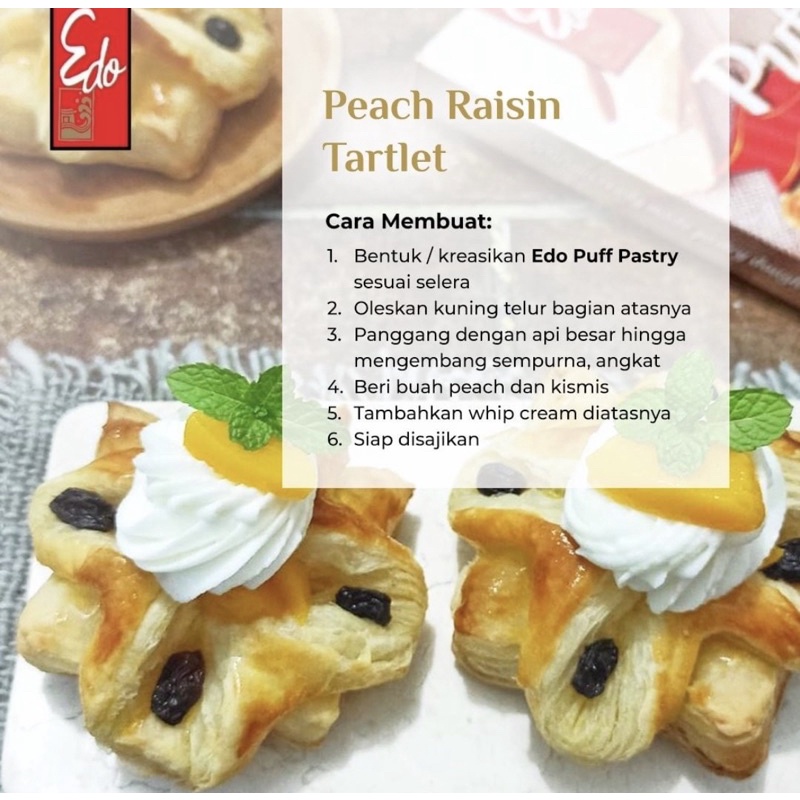 EDO dan Bonchef Puff Pastry Sheet 750 gr