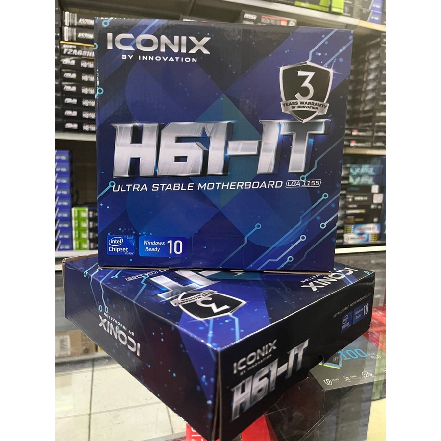 Motherboard Iconix H61 IT [Socket LGA 1155,intel H61, DDR3, HDMI] TOP GAN