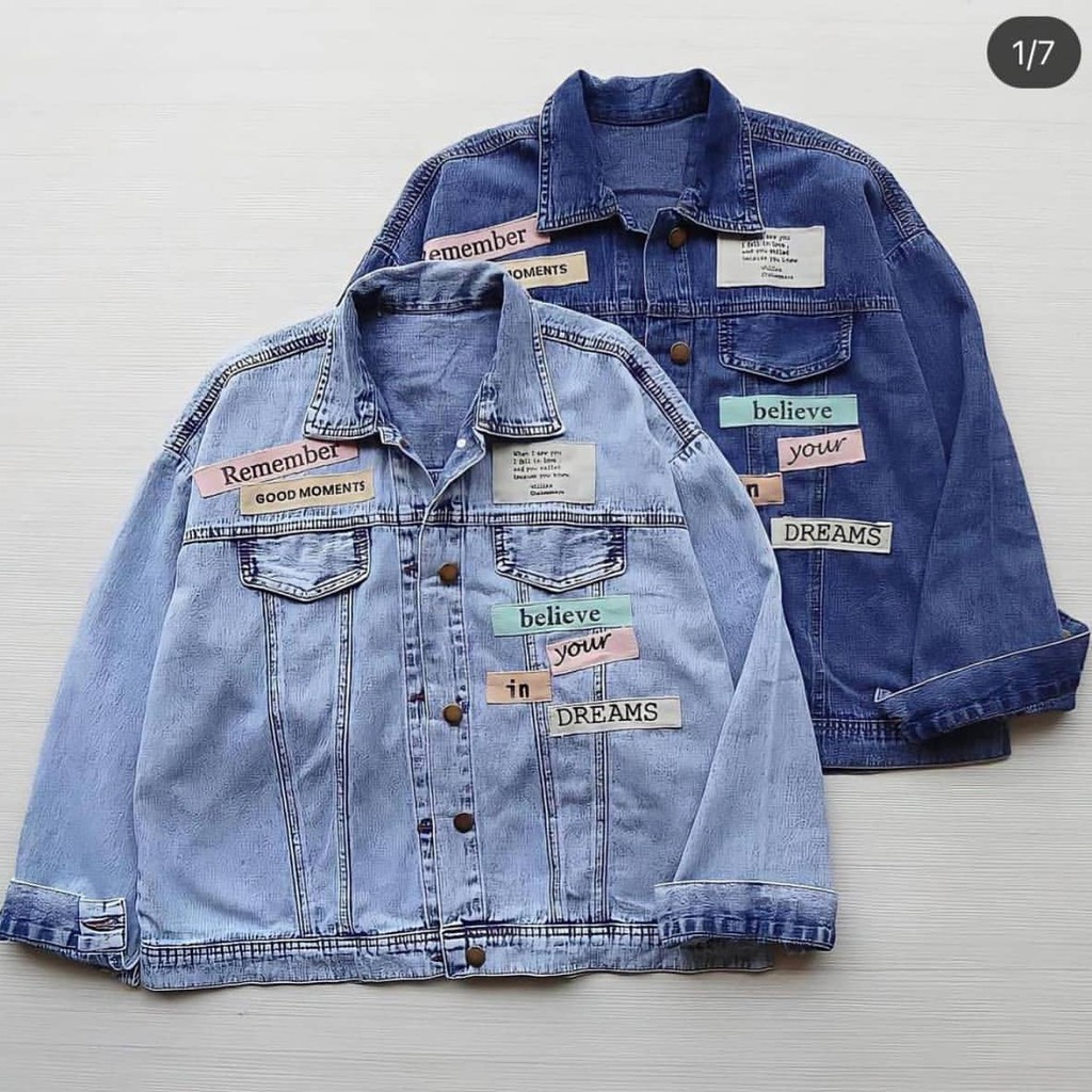 jaket Jeans Pusat Supplier Baju Muslim Original Remaja Bandung Tren 2021 Outfit Hijab Modern  Dream
