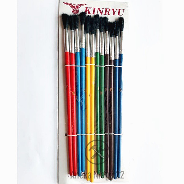 

Aneka - Brush / Kuas Cat Air WARNA / Cat Minyak / Lukis / GAMBAR Acrylic NO 8 AN22