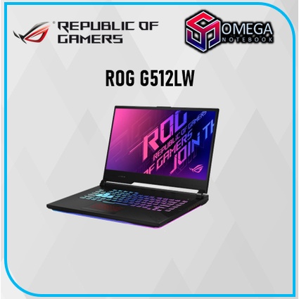 ASUS ROG STRIX 15 G512LW I7 10750 16GB 512SSD RTX2070 8GB W10 15.6FHD 144Hz