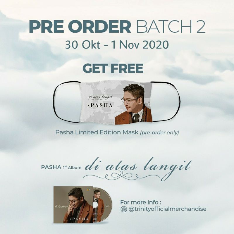 Pre-Order Album Pasha - Diatas Langit