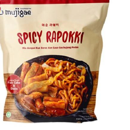

➷ KOMBO MUJIGAE 2 - Spicy Rapokki 350 gr + Oden Korean Fish Cake 120 gr ►