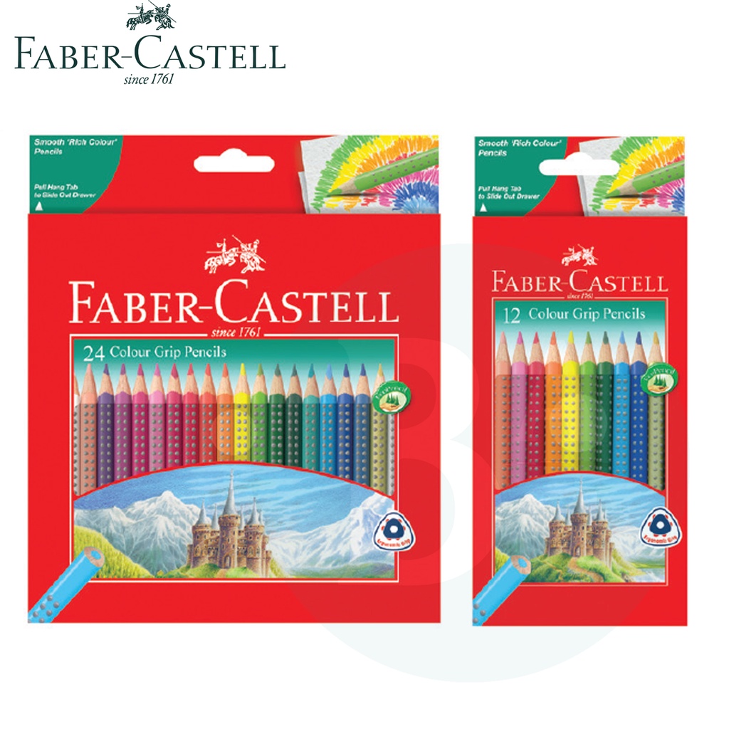

Colour Grip Pencils Set 12 / 24 - Faber-Castell