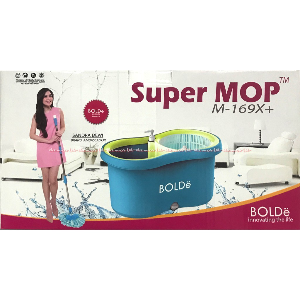 Alat Pel Lantai Tanpa Tangan Otomatis Super Mop M 169 X Plus Supermop