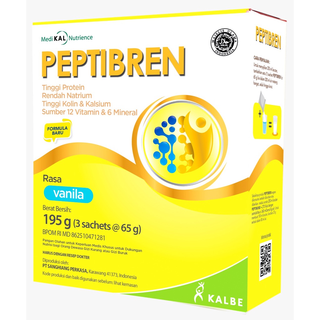 PEPTIBREN VANILA / K.HIJAU 195G