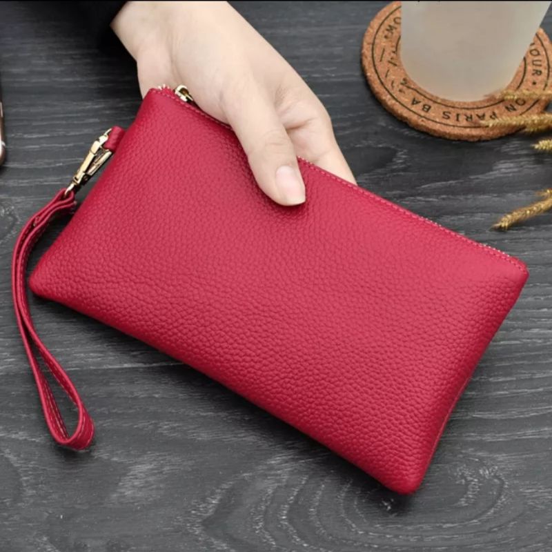 Dompet Wanita Tempat Hp Dan Uang D03 KOREAN STYLE Anti Air Pouch kosmetik makeup Serbaguna import Terbaru