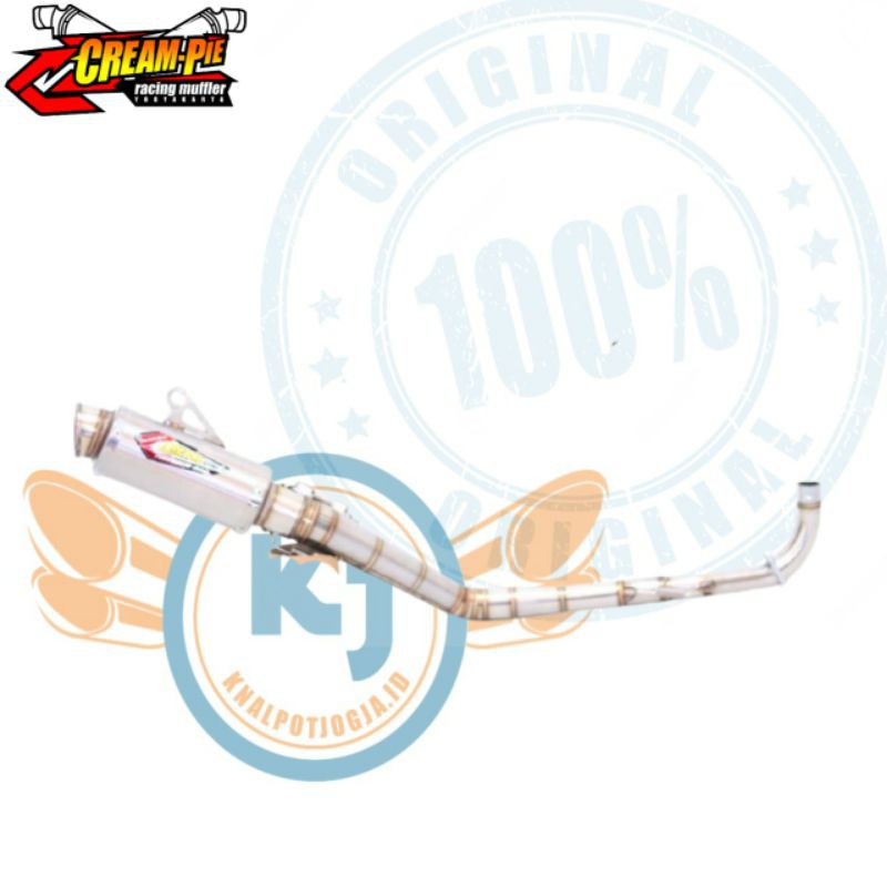 knalpot Creampie Blade  Cp3 stainless original racing jogja knalpot Asli Creampie juraganknalpotjogj